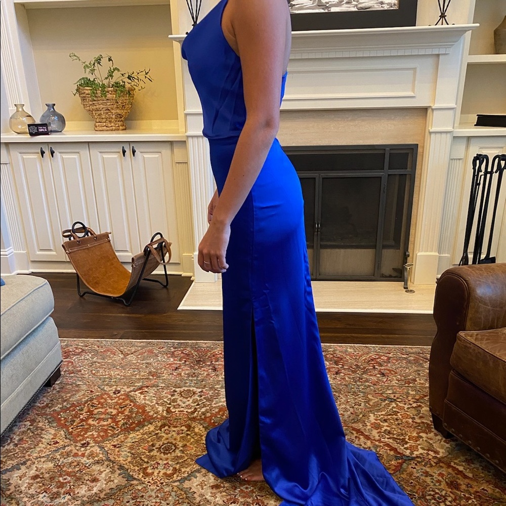 Jovani royal blue prom dress